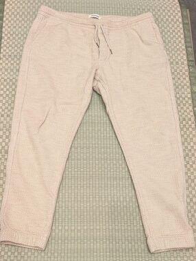 Taylor Stitch Apres Pants in Natural Sashiko Men's Size XXL